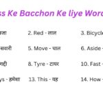 2nd Class Ke Bacchon Ke liye Word Meaning